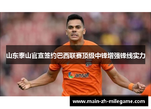 山东泰山官宣签约巴西联赛顶级中锋增强锋线实力 山东泰山官宣签约巴西联赛顶级中锋增强锋线实力